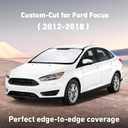 EcoNour Windshield Sunshade Compatible for Ford Focus 2012-2016 2017 2018, Sun Visor for Front Windshield & Window Sun Shade Cover, UV Heat Blocker & Protector, Car Accessories