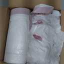 13 Gallon Tall Kitchen Drawstring Trash Bags, White with Red Drawstring, 10% Post Consumer Recycled, 200 Count