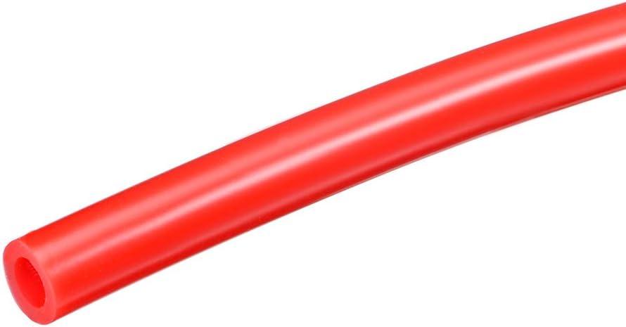uxcell Silicone Tubing 1/4"(6mm) ID X 3/8"(10mm) OD 10ft Silicone Rubber Tube Air Hose Water Pipe for Pump Transfer Red