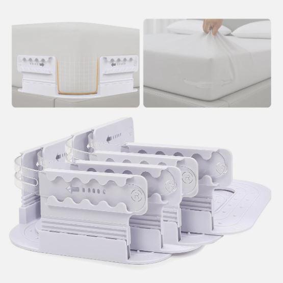 breakdark Bed Sheet Holders for Corners, Adjustable Lock Sheet Holders