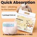 Leakproof Rabbit Diapers Disposable Bunny Pet Diaper for Small Rabbits, Incontinence & Potty Training (1 Package/Trial Set, XS) (1 Package/Trial Set, XS Size (Recommended for 2-5 lbs)