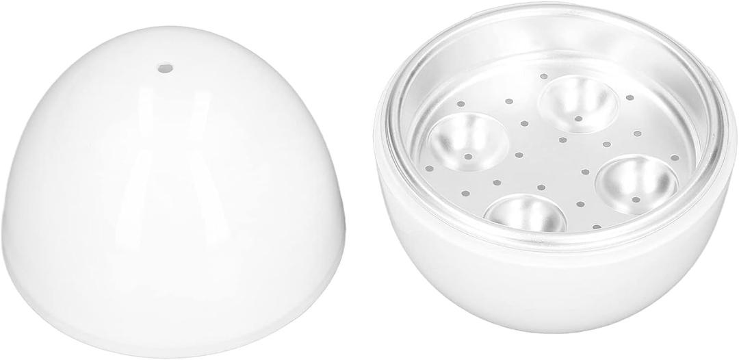 Microwave Egg Cooker, 4 Eggs Capacity Microwave Egg Boiler Steamer for Hard Boiled Eggs