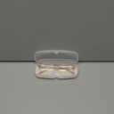 Madison Avenue Blue Light Blocking Glasses Anti Eyestrain UV Glare Blue Light Glasses for Women TV Phone Computer Gaming Eyeglasses Liberty (Crystal Brown)