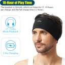 BORAYDA 2-Pack Bluetooth Headband, Bluetooth 5.4 Sleeping Headphones,18 Hours Play Time,HD Stereo, Built-in Microphone, Workout, Running, Sports, Men/Women Giftv (Pink), One Size