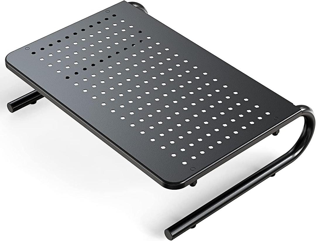 HUANUO Monitor Stand Riser, Monitor Riser, Laptop Stand, Laptop Shelf w/Vented Metal, for Screen, Laptops, Printer, for Home & Office
