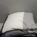 Litanika Full Size Comforter Sets Black White Grey - 3 Pieces Lightweight Bedding Set, All Season Down Alternative Comforter (1 Comforter, 2 Pillowcases)