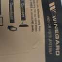 Winegard FL5500A FlatWave Amped Digital HD Indoor TV Antenna Amplified, 4K & ATSC 3.0 Ready, High-VHF/UHF, 60 Mile Range, Dual Color, 6 ft Cable