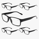 Gaoye Professional Reading Glasses for All Day - Computer Readers with Blue Light Protection - Value Pack(1.75)