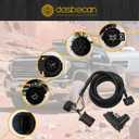 Dasbecan 56003 Trailer Wiring Harness Compatible with 2019-2025 Chevrolet Silverado 1500 2500HD 3500HD GMC Sierra 1500 2500HD 3500HD 4-Pin Connector Towing Wiring Kit