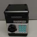 Refasy Piggy Bank Cash Coin Can ATM Bank Electronic Coin Money Bank for Kids Age 3-12, Money Savings Box Mini ATM Coin Bank Toys Gifts for 3 4 5 6 7 8 9 10 11 12 Year Old Boys Girls (Black)