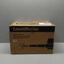 LawnMaster BV1210 Electric Blower Vacuum Mulcher 12 Amp 2-Speed Adjustment with Metal Impeller 240 MPH 380 CFM 16:1 Mulch Ratio with Collection Bag