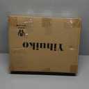 Toile de Jouy-Inspired Camping Table, Vintage French Floral Pattern Folding Table, Adjustable Height, Lightweight & Portable Outdoor Picnic Table with Carry Handle for Patio, Living Room, Travel