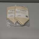 2 x LAMINET Deluxe Tissue Box Cover,Square -Decorative/Cover for Bathroom Vanity,Countertop,Night Stand,Office, Bedroom,Living Room,Desk & Car 5"X5"X5"-Fits 99% of Square Tissue Boxes. Soft Material-Beige