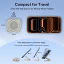 5-in-1 Wireless Charger for MagSafe, AC ISLAND Portable Travel Charging Station, 35W Max Fast Foldable Magnetic Stand, Evolved for iPhone 17-12 & Air Series, Apple Watch, AirPods (with 35W Adapter)