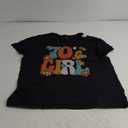 Groovy 70s Girl Hippie Theme Party Outfit 70s Costume Women T-Shirt (XL, Black)