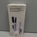 Cordless Hair Straightener Brush 3 in 1,Cordless Rechargeable Hair Straightener Comb Clip 5000mAh,Portable Travel Straightener,Mini Hot Straightening Comb for Women,Ceramic Coating,Black