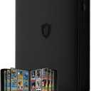 9 Pocket Toploader Binder with Zipper  Holds 252 Top Loaders  Premium Double-Sided Card Album for Trading Cards, TCG, MTG, Sports Cards (Black)