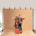 10x6.5 FT Backdrop Stand for Parties, Adjustable Photo Backdrop Stand Kit with Carrying Bag, Portable Background Stand Backdrop for Wedding, Photoshoot, and Photo Studio