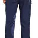 DOWMQ Men's Casual Cargo Pants Workout Sweatpants Joggers Stretch Hiking Drawstring Tactical Trousers, L