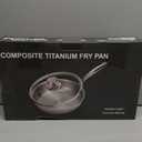 9.4'' Titanium Pans for Cooking Pure Healthy Titanium Frying Pan