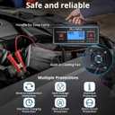 ALLmeter 8V Golf Cart Battery Charger,Smart 0-14A Fully Automatic Battery Maintainer for 8 Volt Lead Acid Batteries,Low Voltage Recovery Charger for EZGO Club Car Yamaha Golf Cart Batteries,6V-24V AGM