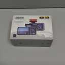 3 Channel 4K Dash Cam with 5GHz WiFi & APP Control, 4K+1080P+1440P Dash Cam Front and Rear Inside with 64GB Card, Dash Camera for Cars with Night Vision, Loop Recording, 24H Parking Mode, G-Sensor