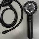 Shower with Handheld & Filter, High Pressure, 3 Spray Modes, 5 Replacement Filters, Hydro Jet Power Wash for Hard Water, On/Off Switch & Pet Bathing Showerheads, Water Saving, Easy Installation (Bracket style)