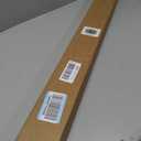 LazBlinds No Drill Zebra Blinds for Windows 33.5" W x 72" H, White