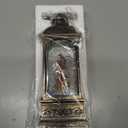 DRomance Angel Music Snow Globe Lantern with Timer Battery Operated & USB Powered Lighted Singing Snow Globe Lamp Spinning Water Swirling Glitters Christmas Holiday Decor 3.7 x 3.7 x 11.4 Inches