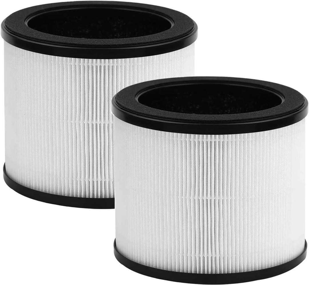 360 Air Purifier Filter for Bionaire BAPF361 - HAPF360 Type J Replacement Filter Compatible with Holmes HAP360W, 2 Pack