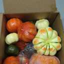 HAKACC 14 PCS Artificial Mixed Pumpkins for Decorating, Fake Pumpkins with 30PCS Fake Maple Leaves Thanksgiving Fall Harvest Decorations for Home, Fall Table Decor