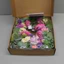 Spring Wreaths for Front Door Outside 24 Inch Spring Door Wreath with Pink Peony,Rose and Blue Hydrangeas, Handmade Silk Summer Wreaths for Front Door Home Wall Window Proch Seasonal Decor