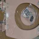Bemis 500EC 063 Toilet Seat with Easy Clean & Change Hinges, 1 Pack Round, Venetian Pink