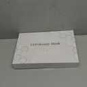 Yahi Red Light Photon Facial & Neck Mask with Remote Control, 7 Custom Modes with Infrared, Portable & Rechargeable with Timer for Home Use, 175 High-Density Light Beads, White