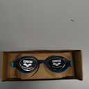 ARENA Unisex Kids Junior Air Mirror Swim Goggles for Swimming Ages 6 to 12 Air Seals Anti-Fog Coated Lens Adjustable Strap (Silver/Navy/Water)