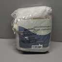 Natural Cream Linen Curtains 105 Inch Length 2 Panels for Living Room Bedroom, Light Filtering Sheer Curtains 105 Inches, Modern Farmhouse Grommet Semi Sheer Soft Privacy Drapes