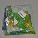 Pack of 4 Decorative Outdoor Waterproof Throw Pillow Covers ONLY Square Garden Cushion Cases for Patio, Couch, Tent and Sofa, 18 x 18 Inches, (Blue-Green, Blue, Green, Light Green)