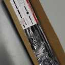 Curtain Rods for Windows 36-124 inch, 5/8 inch Matte Black Curtain Rod with Brackets Adjustable by Splicing for Bedroom Kitchen Living Room