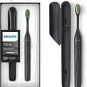 Philips Sonicare One by Sonicare Rechargeable Toothbrush, Shadow, HY1200/26 (1 Count (Pack of 1), New Shadow Black)