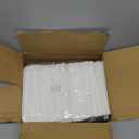 AOZITA 100 Pack - 12 oz Clear Plastic Cups with Lids and Straws, Food Safe Disposable Iced Coffee Cups for Cold Beverages, Smoothies, Iced Coffee, Leak-Proof, BPA-Free