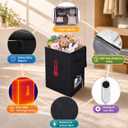 Portable High-Temperature Heating Chamber with Timer & Thermometer, 360° Even Heating System for Luggage, Clothes, Bedding & Household Items