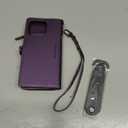 Defencase Compatible with iPhone 16 Pro Case Wallet with RFID Blocking Card Holder for Women Men, Soft PU Leather Magnetic Snap Flip Zipper Strap Wallet Phone Case Fit for iPhone 16 Pro 6.3", Purple | RFID Blocking, Card Holder, for Women Men, Soft PU Leather, Magnetic Snap, Flip