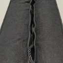 32" Door Draft Stopper for Bottom of Door, Block Hot Air Entering and Keep Cold Air in, up to 3" Door Gap Filler with Reusable & Washable Cover, All-Season Door Sweep for Noise, Wind, Black