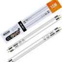 MRREPTILE T8 UVB Light Bulb, 2-Pack 15W Desert 10.0 UVB Lamp for Desert Reptiles, Bearded Dragon UVB Light Bar, L=18'', for Use with T8 Strip Light Fixture