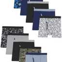 Hanes Boys' Underwear, Boxer Briefs for Boys and Toddlers, Soft Cotton, 7 and 10 Packs, M