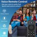 3 x Voice TV Remote Control for Insignia/Toshiba/Pioneer Smart TVs, Replace for NS-RCFNA-21,NS-RCFNA-19,CT-RC1US-21,CT-95018 Remote, with 4 Shortcut Buttons NTFLX, DSNY+, HLU, PRM Video