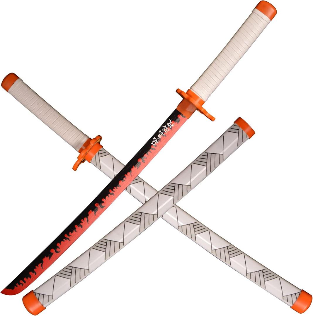 SV Anime Demon Slayer Sword Katana 31 Inch Decorative Collectible Gift Cosplay Sword，Various Styles 