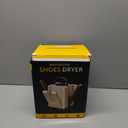 Heapsion 6-Arm Shoe Dryer and Deodorizer, Fast 360 Drying in 15s with Rose Salt Box, Foldable Boot Dryer with Timer for 3 Pairs, Portable for Travel, Home, Gym