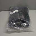 SUPERIOR Solid Egyptian Cotton Towel Set, Washcloths 13 x 13, Hand Towels 20 x 30, Bath Towels 30 x 55, Black, 6-Pieces