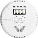 Carbon Monoxide Detector Battery Powerd - Awatin Carbon Monoxide Alarm Battery Operated with Digital Display for Home Apartment Hotel Office